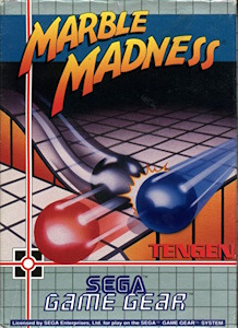 Marble Madness - Sega Game Gear Cover Art