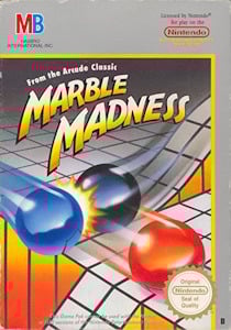 Marble Madness - NES Cover Art