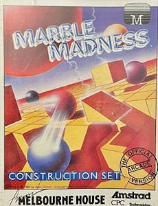 Marble Madness - Amstrad CPC Cover Art