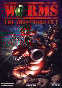 Worms: The Director's Cut - Amiga Cover Art