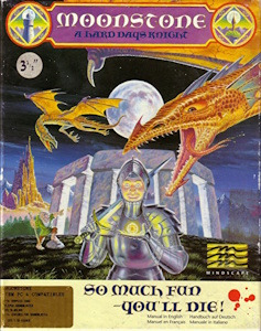 Moonstone: A Hard Days Knight - PC DOS Cover Art