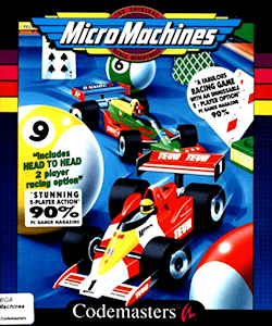 Micro Machines - Amiga Cover Art