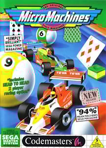 Micro Machines - Sega Master System Cover Art
