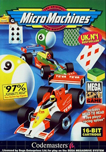 Micro Machines - Sega Mega Drive Cover Art