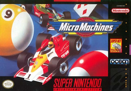 Micro Machines - SNES Cover Art