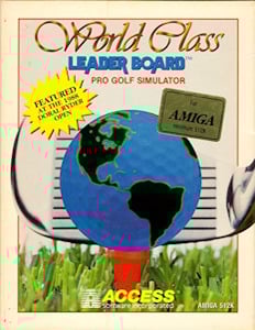 World Class Leader Board - Amiga Cover Art