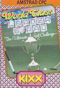 World Class Leader Board - Amstrad CPC Cover Art