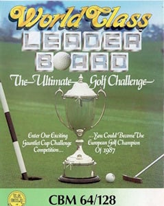 World Class Leader Board - Commodore 64 Cover Art