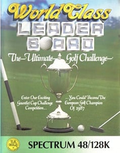 World Class Leader Board - ZX Spectrum Cover Art