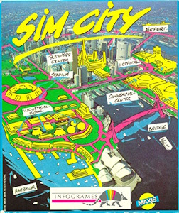 SimCity - Amiga Cover Art