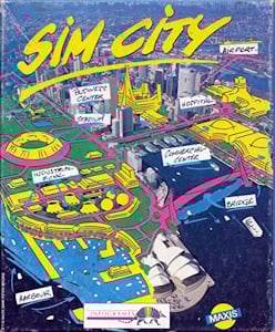 SimCity - Atari ST Cover Art