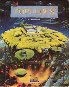 Populous - PC DOS Cover Art
