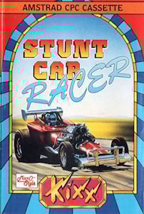 Stunt Car Racer - Amstrad CPC Cover Art