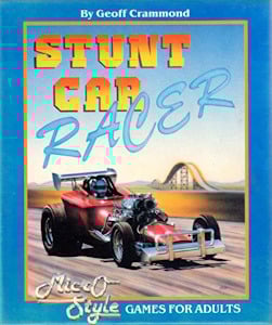 Stunt Car Racer - Commodore 64 Cover Art
