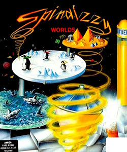 Spindizzy Worlds - Amiga Cover Art