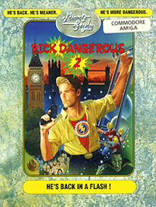 Rick Dangerous 2 - Amiga Cover Art