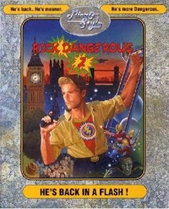 Rick Dangerous 2 - Amstrad CPC Cover Art