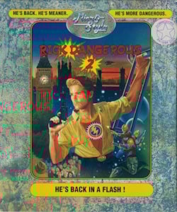 Rick Dangerous 2 - Commodore 64 Cover Art