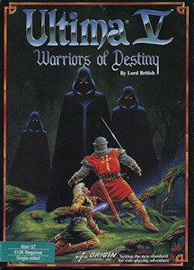 Ultima V: Warriors of Destiny - Atari ST Cover Art