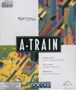 A-Train - PC DOS Cover Art