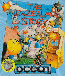 The New Zealand Story - Amiga Cover Art