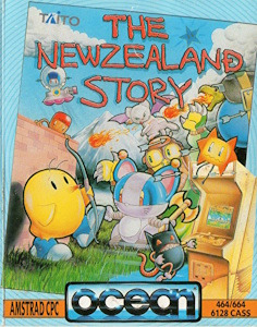 The New Zealand Story - Amstrad CPC Cover Art