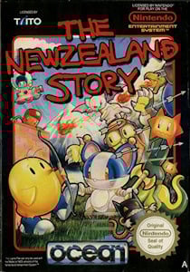 The New Zealand Story - NES Cover Art