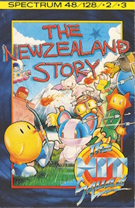 The New Zealand Story - ZX Spectrum Cover Art