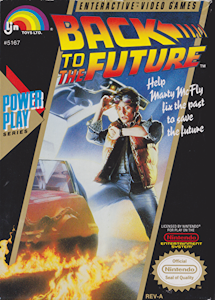 Back to the Future - NES Cover Art