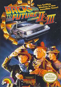 Back to the Future Part II & III - NES Cover Art