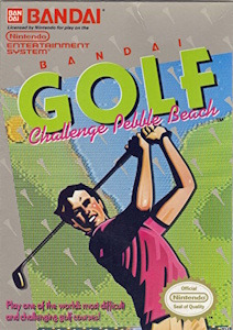 Bandai Golf: Challenge Pebble Beach - NES Cover Art