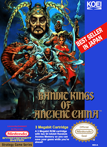 Bandit Kings of Ancient China - NES Cover Art