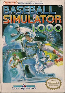 Baseball Simulator 1.000 - NES Cover Art