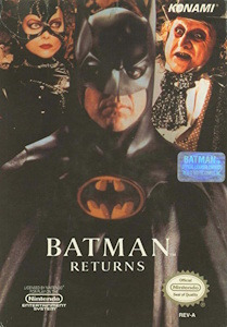 Batman Returns - NES Cover Art