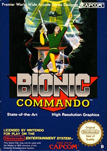 Bionic Commando - NES Cover Art