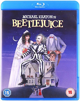The front cover of Beetlejuice on Blu-Ray