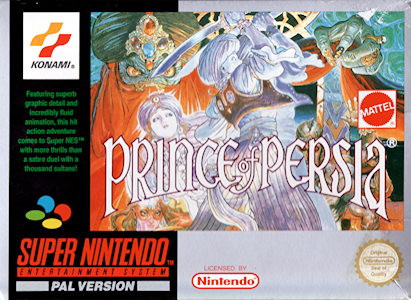 Prince of Persia - SNES Cover Art