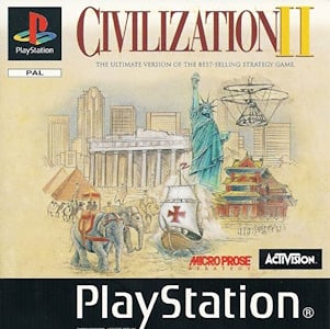 Civilization II - Sony PlayStation Cover Art