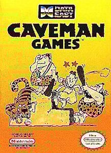Caveman Games - NES Cover Art