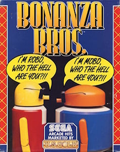 Bonanza Bros. - Amiga Cover Art