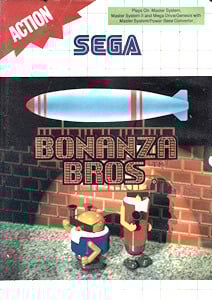 Bonanza Bros. - Sega Master System Cover Art
