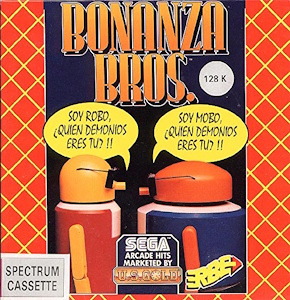 Bonanza Bros. - ZX Spectrum Cover Art