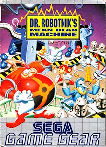 Dr. Robotnik's Mean Bean Machine - Sega Game Gear Cover Art