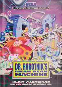 Dr. Robotnik's Mean Bean Machine - Sega Mega Drive Cover Art