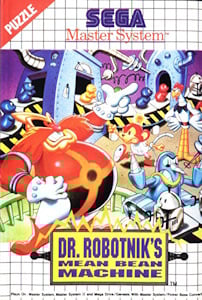 Dr. Robotnik's Mean Bean Machine - Sega Master System Cover Art
