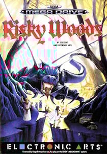 Risky Woods - Sega Mega Drive Cover Art
