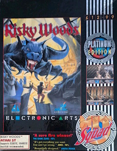 Risky Woods - Atari ST Cover Art