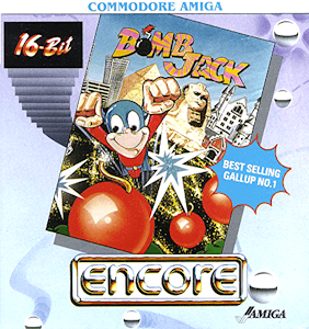 Bomb Jack - Amiga Cover Art