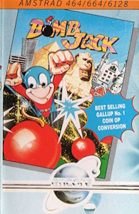 Bomb Jack - Amstrad CPC Cover Art