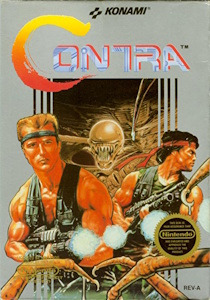 Contra - NES Cover Art